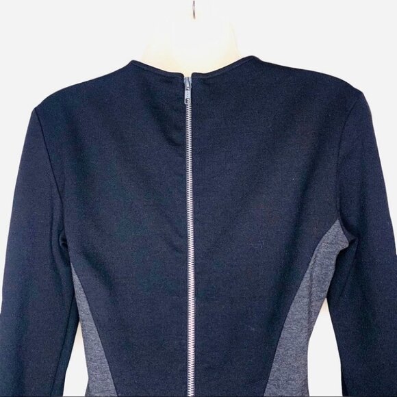 TORN BY RONNY KOBO BLOCK COLOUR BODYCON LONG SLEEVES ROUND NECK STRETCH LARGE - Picture 7 of 11